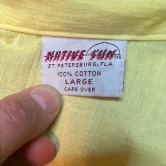 Rare Vintage Yellow Native Sun Camel GT world class competition shirt - Picture 5 of 6